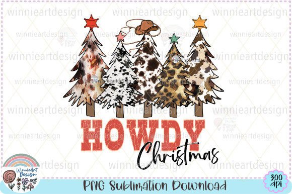 A Brand Designer's Review of the Howdy Christmas Tree Western Cowhide Graphic