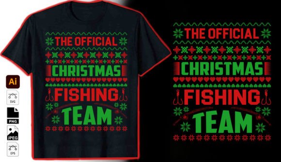 A Festive Fishing Graphic Review for T-Shirt Designs