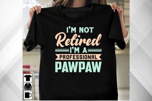 A Professional Pawpaw T-Shirt Design for Editorial Graphics and Content Publishing