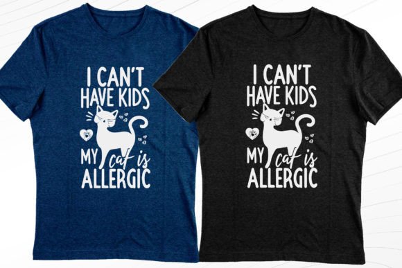 A Review of the 'My Cat is Allegic' Trendy T-Shirt Design