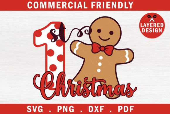 Evaluating a Gingerbread Christmas Baby T-Shirt Graphic Design Asset