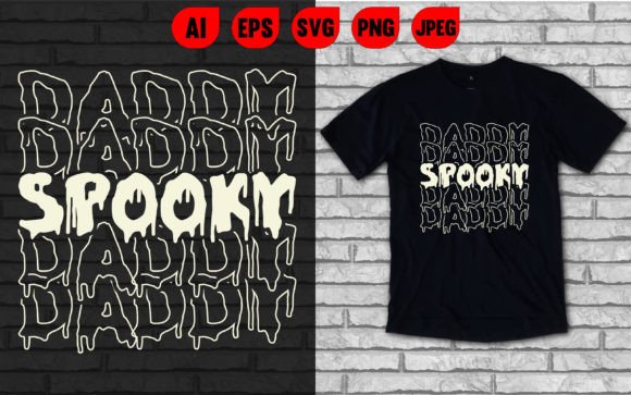 Evaluating the Daddy Spooky Halloween T-Shirt Graphic for Brand Design