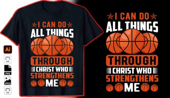 I Can Do All Things: A Graphic Designer’s Take on a Bold T-Shirt Design