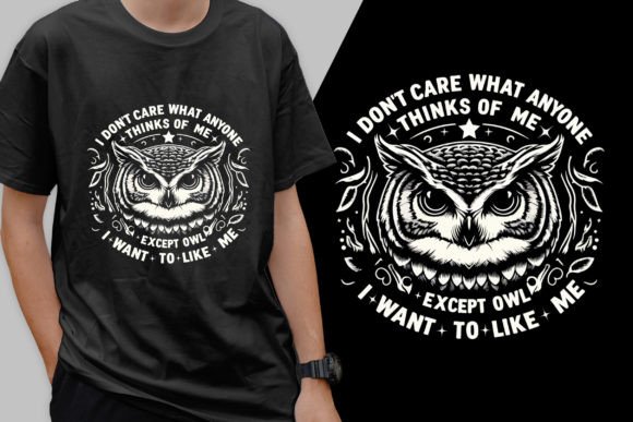 Owls as Graphic Design Assets for T-Shirt & Brand Visuals