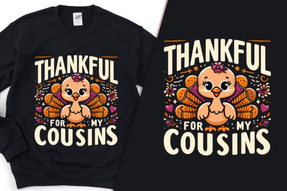 Review: Thankful for My Cousins Graphics for T-Shirt Designs