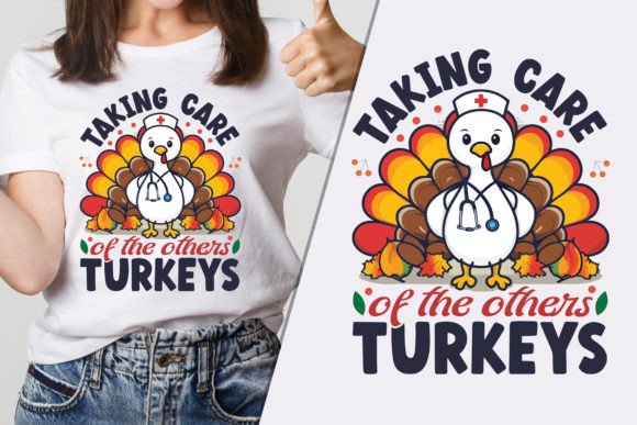 Taking Care of Turkeys: A Graphic Asset for T-Shirt Designs