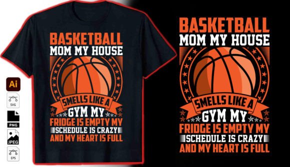 The Basketball Mom Tee: A Bold Brand Design Asset